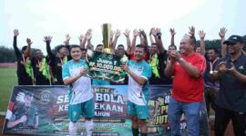 FC Polres Asahan menjuarai Piala Dandim 0208 Asahan setelah menang 2-1 atas FC KONI Asahan pada final Turnamen Kemerdekaan ke-81 di Kisaran.