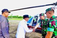 Pangdam I/Bukit Barisan Mayjen TNI Hendy Antariksa berkunjung ke Simalungun.