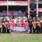 Buapti bersama Forkompimda foto bersama dengan Polisi Cilik (Pocil) binaan Polres Simalungun.