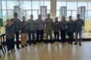 Komandan Kodim (Dandim) 0211/Tapanuli Tengah, Letkol Arh. Wahyu Hidayat, S.H., M.Tr. (SOU), foto bersama dengan Para Pengurus DPC PJS Tapteng.