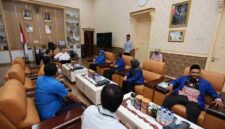 Wali Kota Pematangsiantar Wesly Silalahi menerima audiensi Fakultas Agama Islam UMA untuk membahas peluang kerja sama beasiswa dan peningkatan SDM..