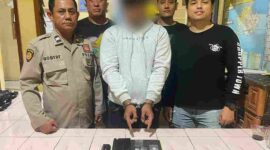 Polsek Gunung Malela mengamankan pria 22 tahun dan menyita sabu seberat 1,93 gram dari Jalan Haji Ulakma Sinaga serta kamar hotel.