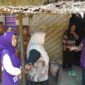 Ketua TP Posyandu Asahan meninjau Posyandu Manggis dan tracing TBC terintegrasi CKG di Teluk Dalam.