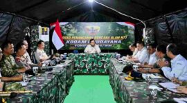 Presiden Prabowo Subianto tiba di Helipad Batalyon Yonif TP 834/WM, Kabupaten Nagekeo, Nusa Tenggara Timur (NTT), Rabu (26/8/2026),