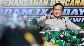 Presiden Prabowo Subianto di Posko Penanganan Gempa Bumi, Batalyon Yonif TP 834/WM, Kabupaten Nagekeo, NTT, Rabu (26/8/2026).