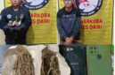 Polres Dairi mengamankan dua pria terkait dugaan peredaran ganja di Bintang Mersada. Polisi menyita ganja dengan total berat 18,05 gram.