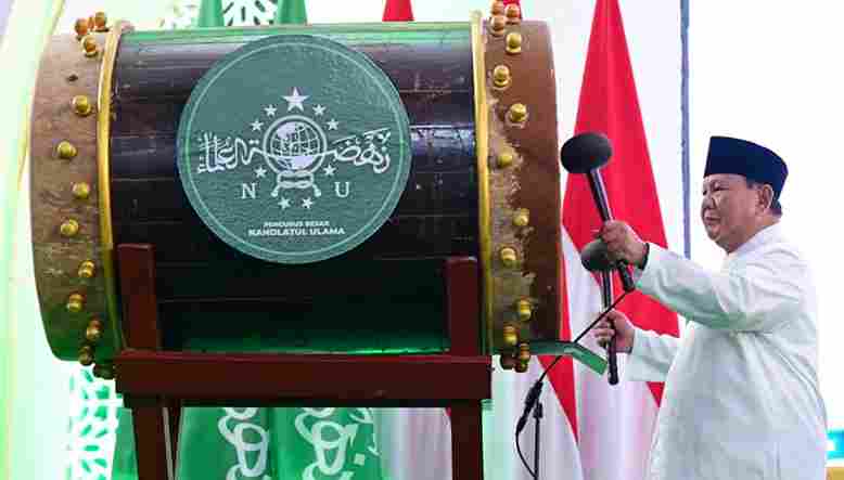 Presiden Prabowo membuka Muktamar ke-35 NU di Jombang