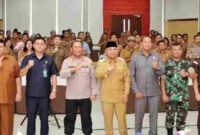 Rapat Koordinasi (Rakor) Forkopimda yang dipimpin Bupati Simalungun Dr. H. Anton Achmad Saragih di Aula Hotel Niagara Parapat, Kecamatan Girsang Sipangan Bolon, Selasa (19/5/2026).