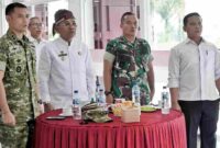 Bupati Simalungun Dr. H. Anton Achmad Saragih mengikuti peresmian Koperasi Desa/Kelurahan Merah Putih (KDKMP) secara nasional melalui telekonferensi dari Kabupaten Nganjuk, Jawa Timur, Sabtu (16/5/2026), dari Kelurahan Marihat Jaya, Kecamatan Siantar Marimbun, Kota Pematangsiantar.