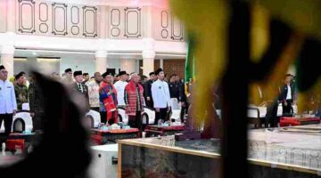 Wakil Gubernur Sumatera Utara (Sumut) Surya, di dampingi OPD menghadiri pelantikan ICMI Muda Sumatera Utara di Aula Raja Inal Siregar lantai 2 Kantor Gubernur, Sabtu (5/9/2026)