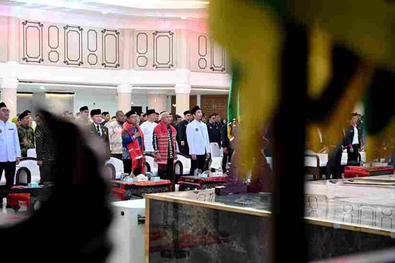 Wakil Gubernur Sumatera Utara (Sumut) Surya, di dampingi OPD menghadiri pelantikan ICMI Muda Sumatera Utara di Aula Raja Inal Siregar lantai 2 Kantor Gubernur, Sabtu (5/9/2026)