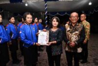Wakil Bupati Samosir Ariston Tua Sidauruk dalam Resepsi Kenegaraan HUT ke-81 Kemerdekaan RI tingkat Kabupaten Samosir di Rumah Dinas Bupati Samosir, Senin (17/8/2026) malam.