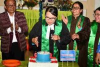 Wakil Bupati Samosir Ariston Tua Sidauruk, saat menghadiri puncak perayaan HUT ke-62 GKPI di Gereja GKPI Jemaat Khusus Pangururan, Minggu (30/8/2026).