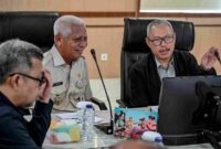 Wakil Gubernur (Wagub) Sumut Surya menerima kunjungan kerja Komite IV Dewan Perwakilan Daerah Republik Indonesia (DPD RI) di Kantor Gubernur Sumut, Jalan Diponegoro No. 30, Medan, Selasa (29/9/2026).