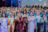 Ketua Dekranasda sekaligus Ketua TP PKK dan Ketua Tim Pembina Posyandu Provinsi Sumatera Utara (Sumut) Kahiyang Ayu menghadiri Rapat Koordinasi (Rakor) Penguatan Tata Kelola Lembaga Dekranas, TP PKK, dan Tim Pembina Posyandu se-Indonesia Bagian Barat di Hotel Bidakara, Jakarta, Senin (21/9/2026). 