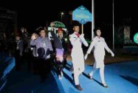 Wakil Gubernur Sumatera Utara (Sumut), Surya menghadiri acara pembukaan Musabaqah Tilawatil Qur'an (MTQ) Tingkat Nasional ke XXXI di Kota Semarang, Provinsi Jawa Tengah, Sabtu (12/9/2026) malam.