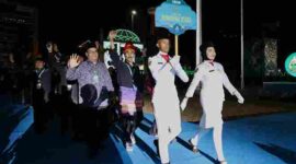 Wakil Gubernur Sumatera Utara (Sumut), Surya menghadiri acara pembukaan Musabaqah Tilawatil Qur'an (MTQ) Tingkat Nasional ke XXXI di Kota Semarang, Provinsi Jawa Tengah, Sabtu (12/9/2026) malam.