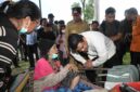 Gubernur Sumatera Utara Muhammad Bobby Afif Nasution didampingi Bupati Karo Antonius Ginting, Forkpimda Kabupaten Karo, serta sejumlah OPD Pemprov, berkunjung ke lokasi pengungsian erupsi Gunung Sinabung di Jambur Desa Suka Tepu Kecamatan Naman Teran, Kabupaten Karo, Selasa (1/9/2026). 