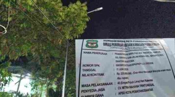 2 PJU Baru di Jalan Tangki Gang Pancur Padam, Warga Minta Dinas PKP Lakukan Pemeriksaan