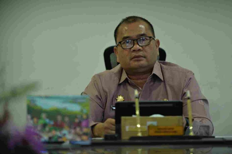 Pj Sekretaris Daerah Provinsi (Sekdaprov) Sumatera Utara (Sumut) Timur Tumanggor membuka Webinar Sesi XIV Tahun 2026 BPSDM Provsu : APBD Cerdas, Belanja Efektif, Dampak Maksimal di Ruang Rapat Sekretaris Daerah Gedung Kantor Gubernur Sumut Jalan Diponegoro Kota Medan, Kamis (3/9/2026).