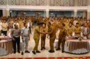Muhammad Bobby Nasution membuka Rapat Koordinasi Optimalisasi PAD Se- Provinsi Sumut sekaligus penyaluran Dana Bagi Hasil (DBH) Pajak Provinsi Sumut Kepada Kabupaten/Kota Se-Sumut, di Aula Raja Inal Siregar, Kantor Gubernur Sumut, Jalan Diponegoro 30, Medan, Senin (31/8/2026). 
