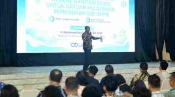 Staf Ahli Bidang Pendidikan Kesehatan Infrastruktur dan Pemberdayaan Masyarakat Provinsi Sumatera Utara (Sumut) Alfi Syahriza menghadiri Peningkatan Tata Kelola SPPG untuk Jaminan Mutu MBG dan Stabilitas Harga Pangan Sumatera Utara Sumatera Utara 2026 di Aula Madinatul Haj Asrama Haji Medan, Jumat (18/9/2026).