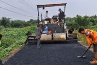 Peningkatan ruas jalan di Rawang Panca Arga melalui APBD 2026.