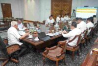 Wakil Gubernur Sumut  Surya memimpin Rapat Akselerasi Percepatan Target Realisasi Pendapatan Asli Daerah (PAD) Semester II Tahun 2026 di Ruang Kerja Wakil Gubernur Sumut, lantai 9 Kantor Gubernur Sumut, Jalan Diponegoro No. 30, Medan, Rabu (23/9/2026). 