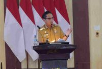 Wali Kota Medan Rico Tri Putra Bayu Waas saat menghadiri Rapat Paripurna Laporan Pelaksanaan Reses VI Masa Persidangan III Tahun Sidang 2025–2026 di Ruang Rapat Paripurna DPRD Kota Medan, Senin (31/8/2026).