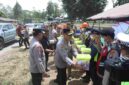 Kapolda Sumut Irjen Pol. Whisnu Hermawan meninjau Karo pascaerupsi Gunung Sinabung dan memastikan kesiapan personel di Posko Siaga Bencana.