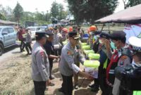 Kapolda Sumut Irjen Pol. Whisnu Hermawan meninjau Karo pascaerupsi Gunung Sinabung dan memastikan kesiapan personel di Posko Siaga Bencana.