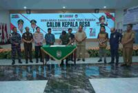 deklarasikan komitmen Pilkades damai menjelang Pemilihan Kepala Desa (Pilkades) Serentak Kabupaten Asahan 2026 yang akan berlangsung di Aula Melati Kantor Bupati Asahan, Selasa, 1 September 2026.