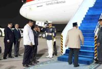 Presiden Prabowo Subianto bertolak ke Vladivostok, Rusia, untuk menjadi tamu kehormatan utama Eastern Economic Forum ke-11.