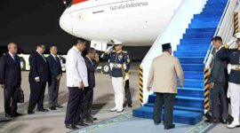 Presiden Prabowo Subianto bertolak ke Vladivostok, Rusia, untuk menjadi tamu kehormatan utama Eastern Economic Forum ke-11.