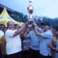 Bupati Asahan Taufik Zainal Abidin menutup Turnamen U-15 2026. Mezaluna menjadi juara pertama, disusul Bakrie Asahan dan Kapella.