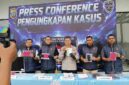 Konferensi pers di Mapolda Sumut pada Kamis, 3 September 2026.