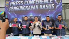 Konferensi pers di Mapolda Sumut pada Kamis, 3 September 2026.
