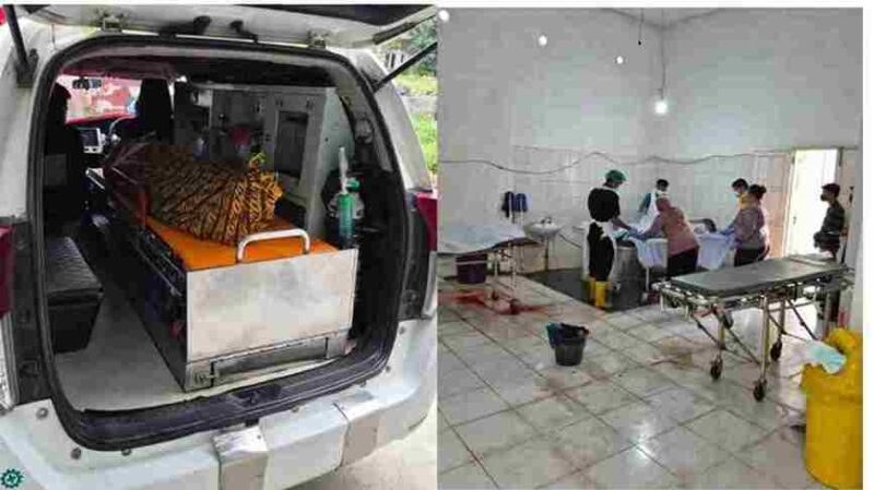 Situasi para Korban saat dibawa ke Rumah kasit. 