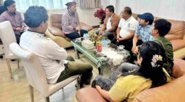 APPSI Kabupaten Simalungun saat bersilaturahmi dengan Wakil Bupati Simalungun sekaligus Ketua Satgas MBG Kabupaten Simalungun, Benny Gusman Sinaga, di Kantor Bupati Simalungun, Pamatang Raya, Kamis (3/9/2026).
