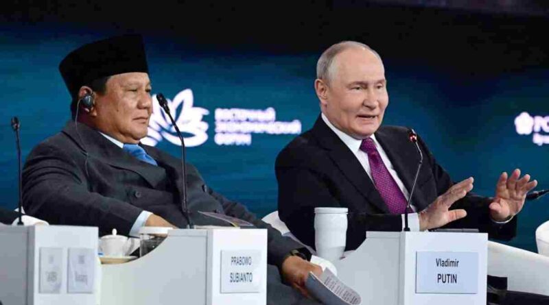 Presiden Prabowo di EEF ke-11 Vladivostok.