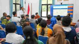 Soft launching Pustaha digelar di Ruang Rapat Dinas Kominfo Kota Pematangsiantar pada Jumat (4/9/2026).
