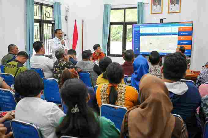Soft launching Pustaha digelar di Ruang Rapat Dinas Kominfo Kota Pematangsiantar pada Jumat (4/9/2026).