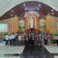 Foto bersama Panitia dan peserta Sharing Meeting bertajuk “Gereja dan Pekerja Migran” yang digelar di GKPS Paniel, Jalan Pdt. J. Wismar Saragih, Kota Pematangsiantar, pada Senin, 7 September 2026.