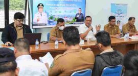 Diskominfo Pematangsiantar membahas rancangan Perwali Smart City bersama OPD dan Bagian Hukum, dengan target penetapan regulasi pada 2026.