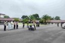 Sat Lantas Polres Pematangsiantar memberikan sosialisasi Safety Riding dan Safety Driving kepada personel Korem 022/PT untuk keselamatan berkendara.