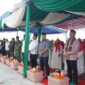 Wakil Bupati Asahan, Rianto, S.H., M.A.P., menghadiri Peringatan Maulid Nabi Muhammad SAW 1448 Hijriah yang diselenggarakan Kantor Kementerian Agama Kabupaten Asahan di halaman Kompleks Rumah Susun Sederhana Sewa (Rusunawa) Kisaran, Selasa (8/9/2026).