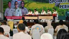 Pelantikan 32 Ketua DPC HKTI kabupaten/kota se-Sumatera Utara di Aula Raja Inal Siregar, Kantor Gubernur Sumatera Utara, Rabu (9/9/2026).