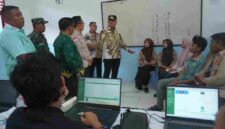 Wakil Bupati Asahan, Rianto, S.H., M.A.P., saat menghadiri Sosialisasi Gerakan Memasyarakatkan Makan Ikan (Gemarikan) di Desa Sipaku Area, Kecamatan Simpang Empat, Kabupaten Asahan, Kamis (10/9/2026).