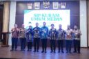 Wali Kota Medan Rico Tri Putra Bayu Waas meluncurkan lima inovasi layanan publik Pemerintah Kota Medan di Balai Kota Medan, Kamis (10/9/2026).