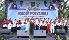 Bupati Asahan Taufik Zainal Abidin, S.Sos., M.Si., resmi membuka Jambore Kader Posyandu ke-XIII Tingkat Kabupaten Asahan Tahun 2026 di Alun-Alun Rambate Rata Raya Kisaran, Minggu (13/9/2026) sekitar pukul 09.00 WIB.